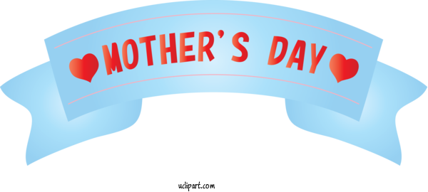 Free Holidays Logo For Mothers Day Clipart Transparent Background