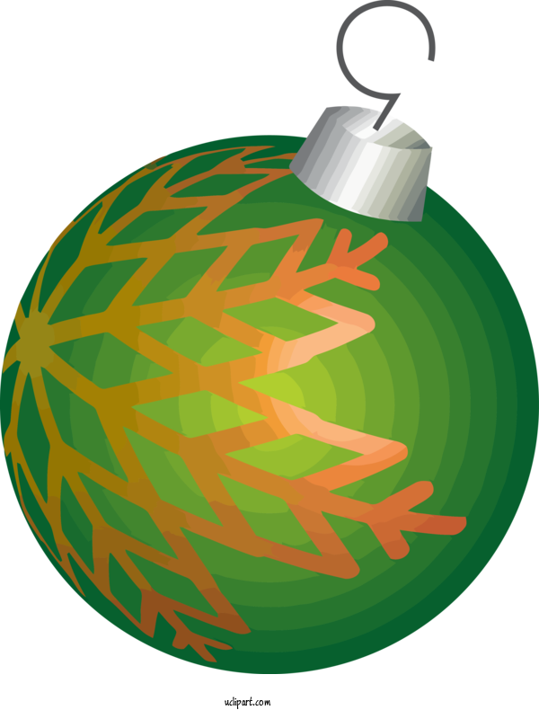 Free Holidays Green Holiday Ornament Ornament For Christmas Clipart Transparent Background
