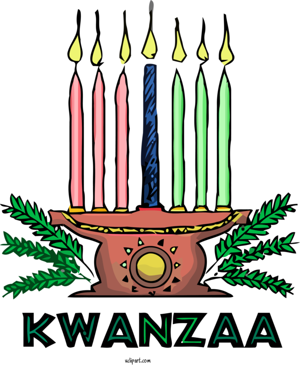 Free Holidays Plant Logo For Kwanzaa Clipart Transparent Background