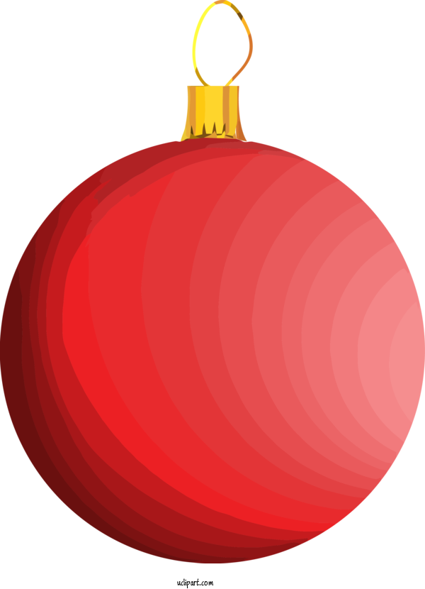 Free Holidays Red Christmas Ornament Holiday Ornament For Christmas Clipart Transparent Background