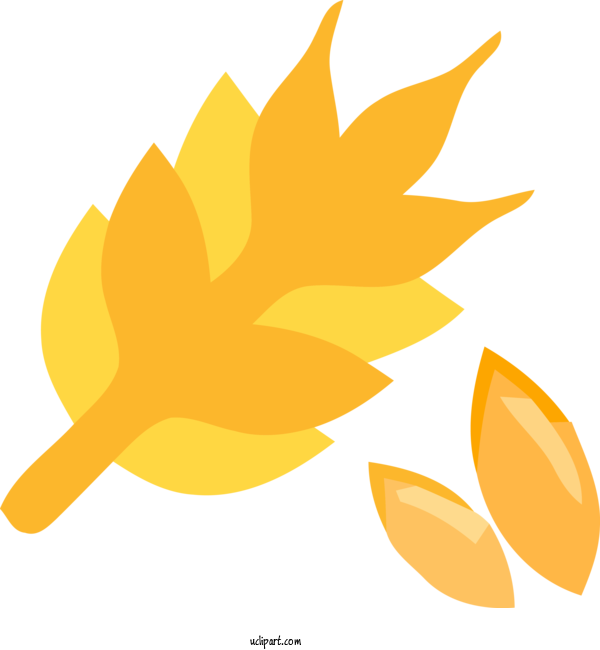 Free Holidays Yellow Leaf Plant For Pongal Clipart Transparent Background