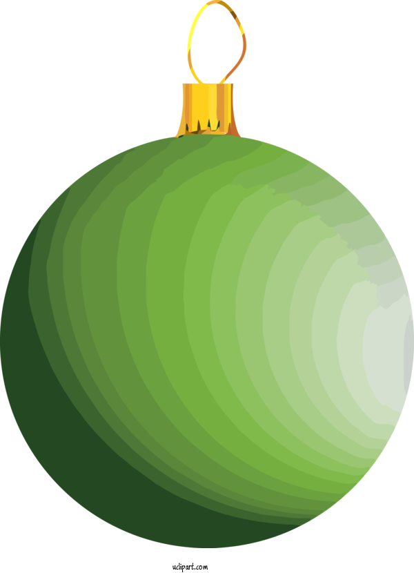 Free Holidays Green Christmas Ornament Ornament For Christmas Clipart Transparent Background