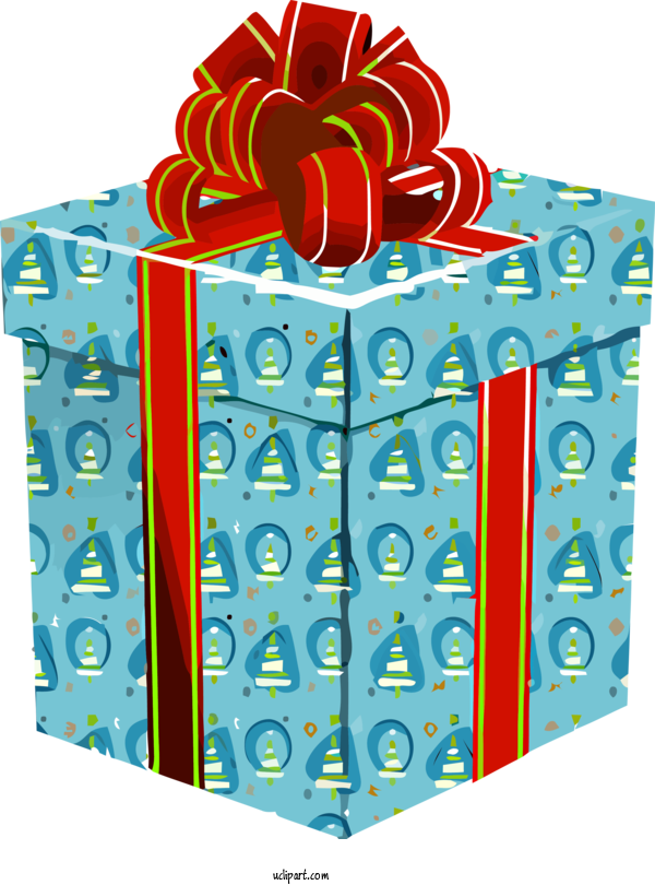 Free Holidays Present Wrapping Paper Gift Wrapping For Christmas Clipart Transparent Background