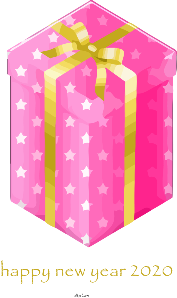 Free Holidays Pink Present Gift Wrapping For Christmas Clipart Transparent Background