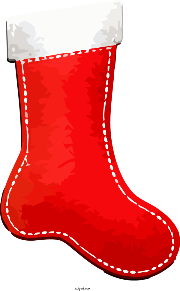 Free Holidays Red Footwear Shoe For Christmas Clipart Transparent Background