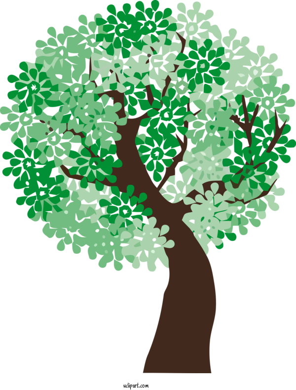 Free Nature Green Tree Plant For Tree Clipart Transparent Background