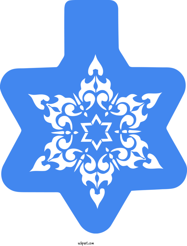 Free Holidays Design Pattern Ornament For Hanukkah Clipart Transparent Background