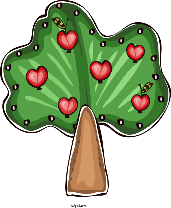 Free Nature Heart Leaf Tree For Tree Clipart Transparent Background