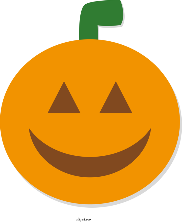 Free Holidays Facial Expression Orange Smile For Halloween Clipart Transparent Background