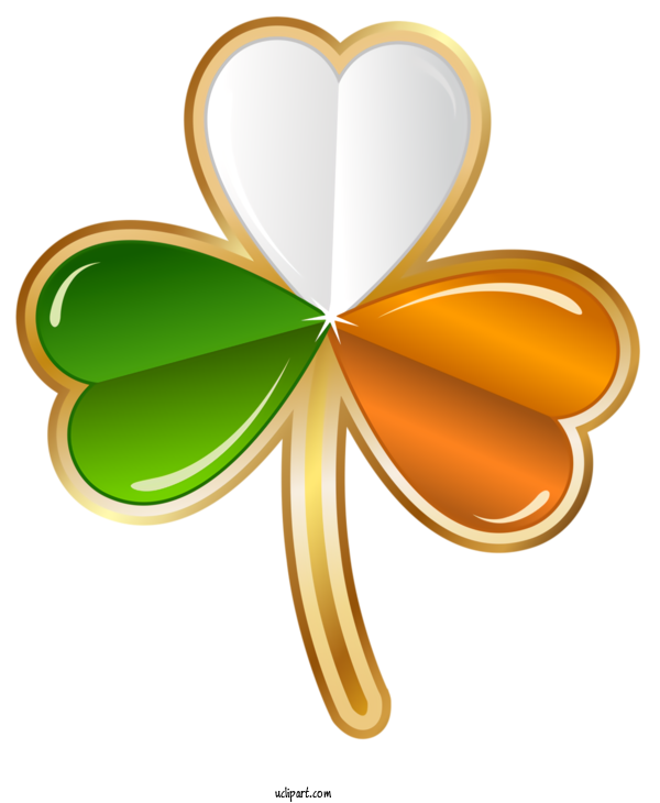Free Holidays Green Symbol Leaf For Saint Patricks Day Clipart Transparent Background