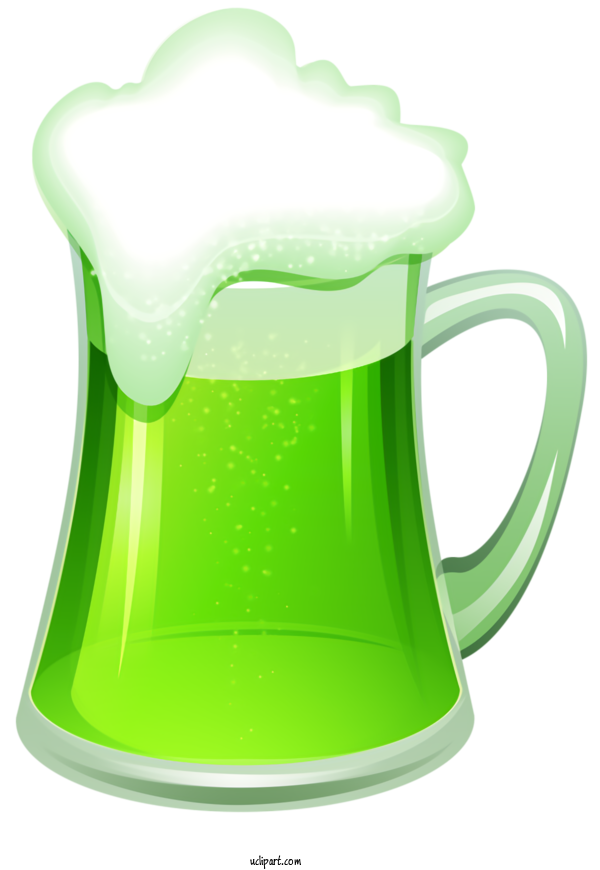 Free Holidays Green Drinkware Pitcher For Saint Patricks Day Clipart Transparent Background
