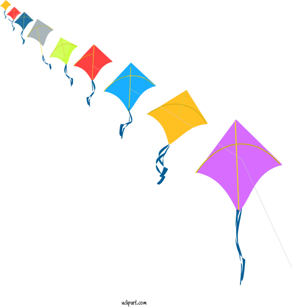 Free Holidays Umbrella Line Kite For Makar Sankranti Clipart Transparent Background