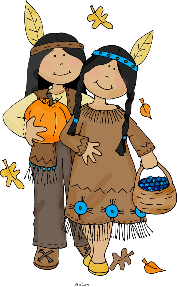 Free Holidays Cartoon Happy Gesture For Thanksgiving Clipart Transparent Background