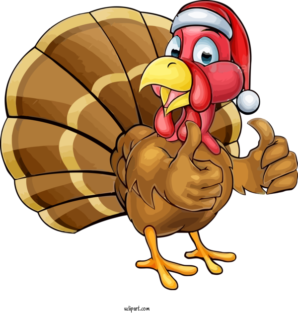 Free Holidays Chicken Cartoon Rooster For Thanksgiving Clipart Transparent Background