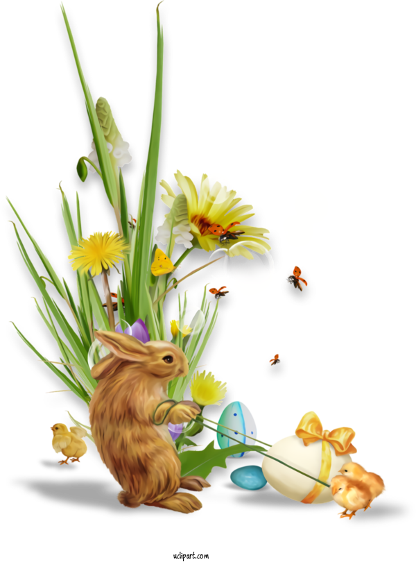 Free Holidays Grass Plant For Easter Clipart Transparent Background