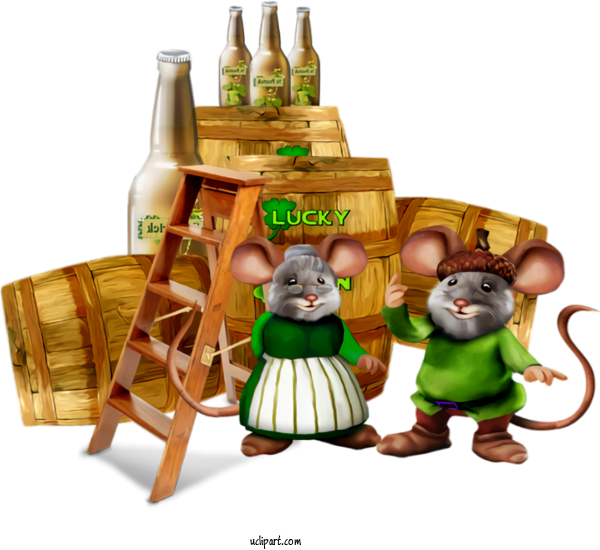 Free Holidays Toy Playset Animal Figure For Saint Patricks Day Clipart Transparent Background