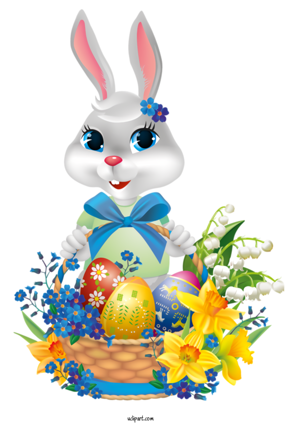 Free Holidays Easter Egg Easter Bunny Easter For Easter Clipart Transparent Background