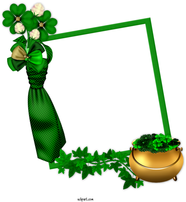 Free Holidays Plant Ivy Symbol For Saint Patricks Day Clipart Transparent Background