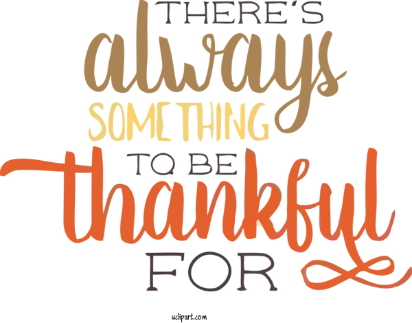 Free Holidays Font Text Line For Thanksgiving Clipart Transparent Background