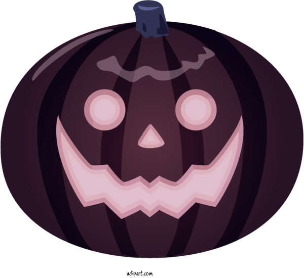 Free Holidays Violet Pumpkin Purple For Halloween Clipart Transparent Background