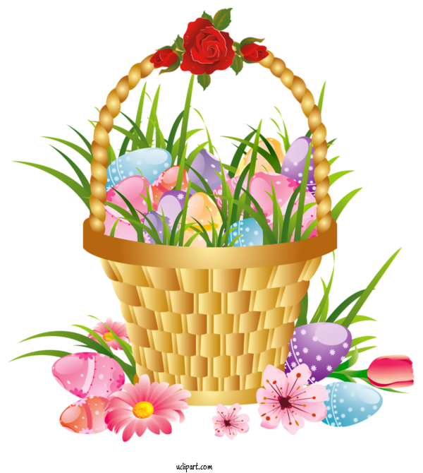 Free Holidays Flowerpot Plant Flower For Easter Clipart Transparent Background