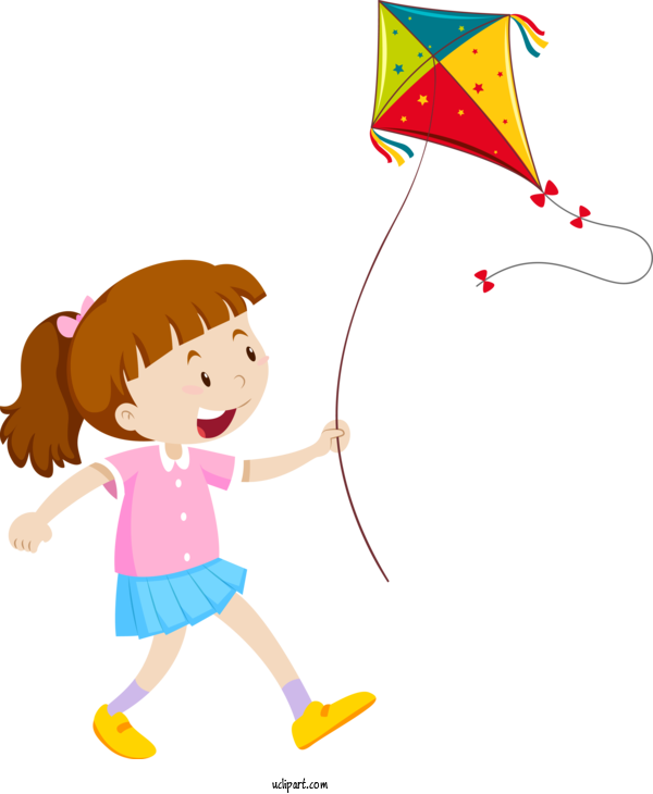 Free Holidays Cartoon Child Playing With Kids For Makar Sankranti Clipart Transparent Background