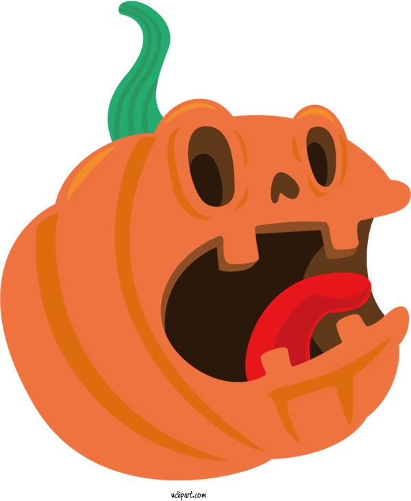 Free Holidays Orange Cartoon Nose For Halloween Clipart Transparent Background