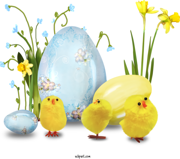 Free Holidays Yellow Grass Easter For Easter Clipart Transparent Background