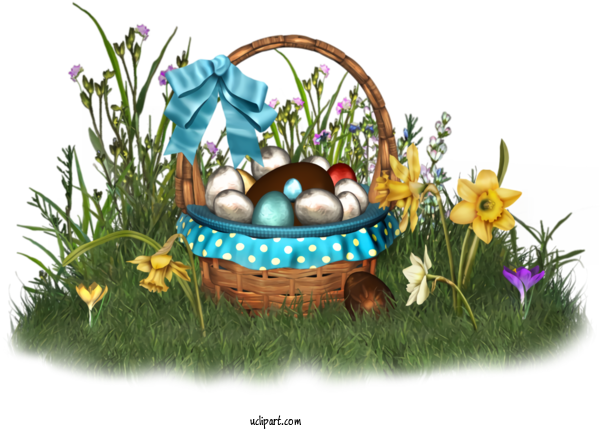 Free Holidays Grass Easter Easter Egg For Easter Clipart Transparent Background