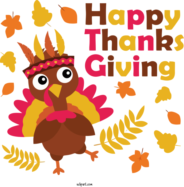 Free Holidays Cartoon Bird Thanksgiving For Thanksgiving Clipart Transparent Background