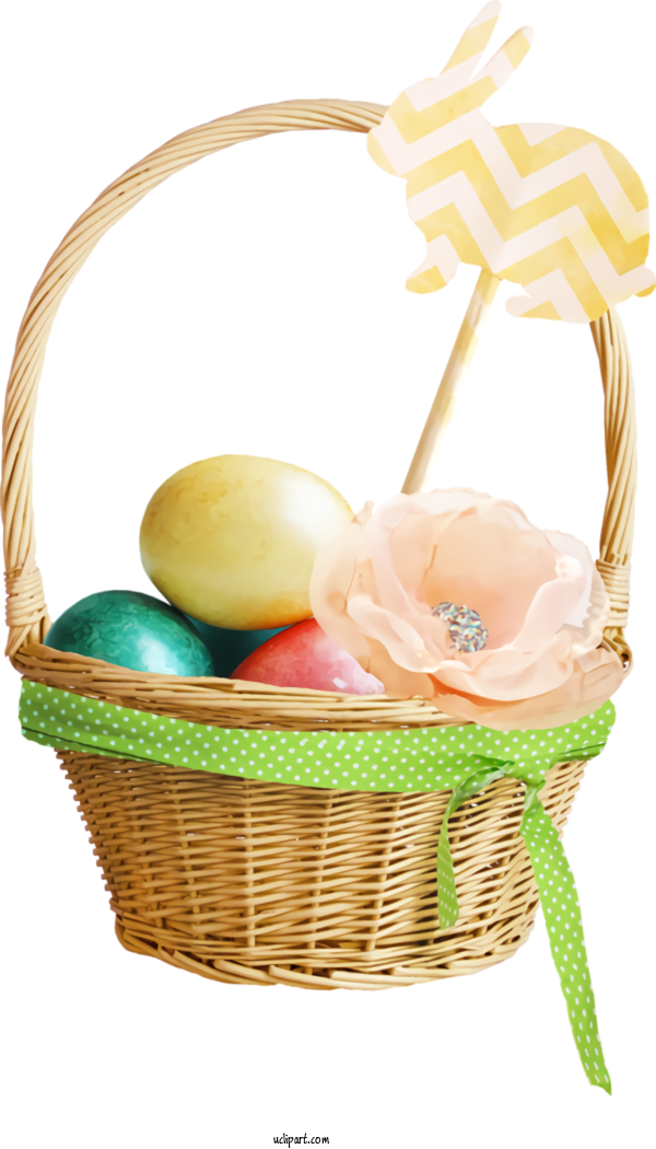 Free Holidays Basket Gift Basket Hamper For Easter Clipart Transparent Background