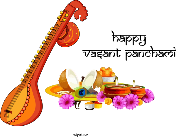 Free Holidays Musical Instrument String Instrument String Instrument For Basant Panchami Clipart Transparent Background
