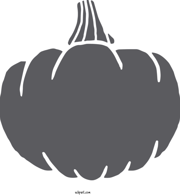 Free Holidays Pumpkin Black And White Fruit For Halloween Clipart Transparent Background