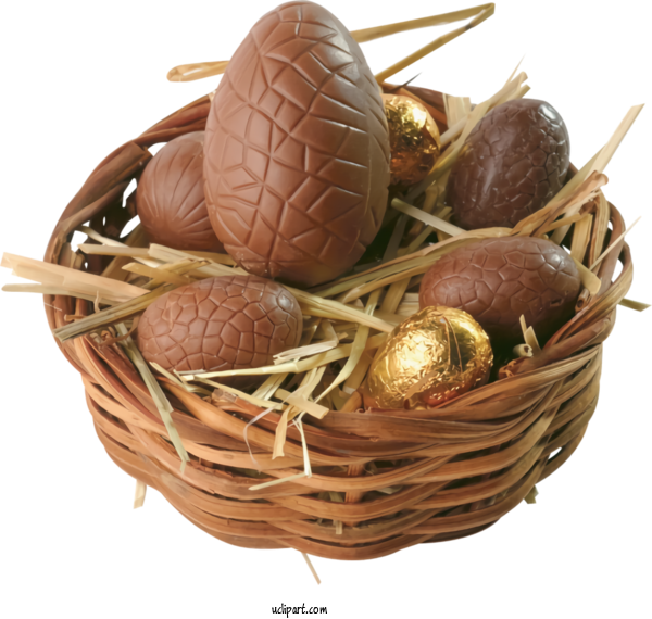 Free Holidays Gift Basket Easter Egg Bird Nest For Easter Clipart Transparent Background
