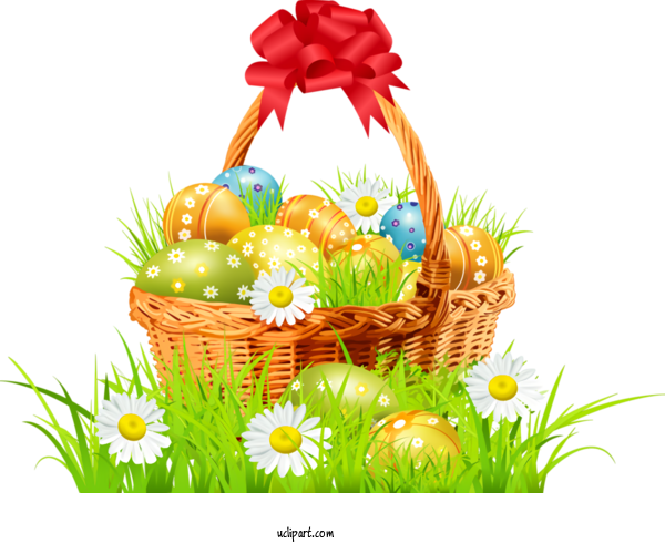 Free Holidays Easter Egg Easter Grass For Easter Clipart Transparent Background