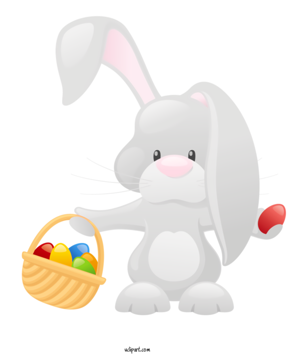 Free Holidays Cartoon Baby Toys Easter Bunny For Easter Clipart Transparent Background