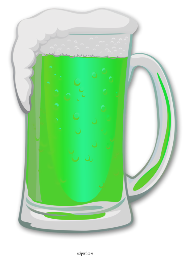 Free Holidays Green Pint Glass Drinkware For Saint Patricks Day Clipart Transparent Background