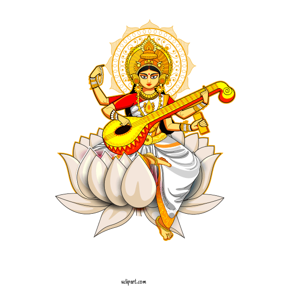 Free Holidays Musical Instrument Indian Musical Instruments String Instrument For Basant Panchami Clipart Transparent Background