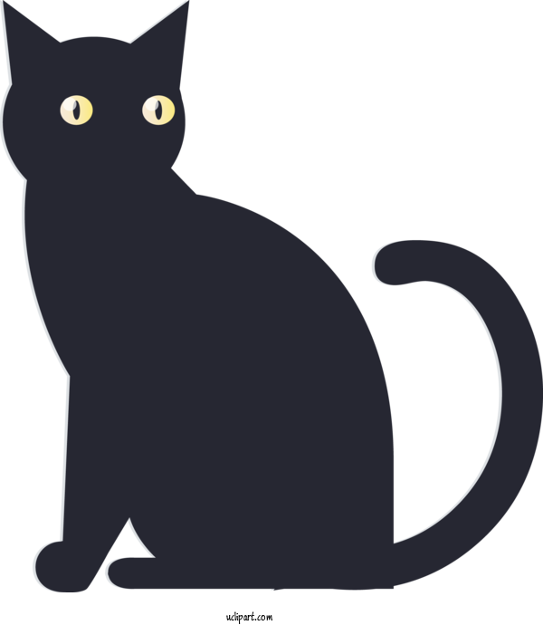 Free Holidays Cat Black Cat Small To Medium Sized Cats For Halloween Clipart Transparent Background