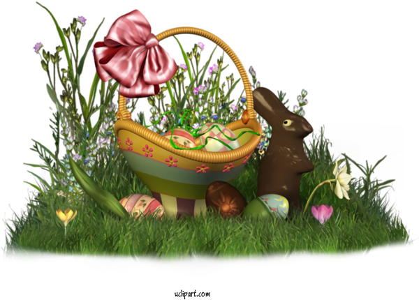 Free Holidays Grass Flowerpot Grass Family For Easter Clipart Transparent Background