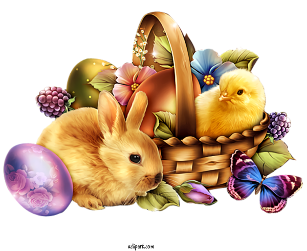 Free Holidays Easter Easter Bunny Rabbit For Easter Clipart Transparent Background