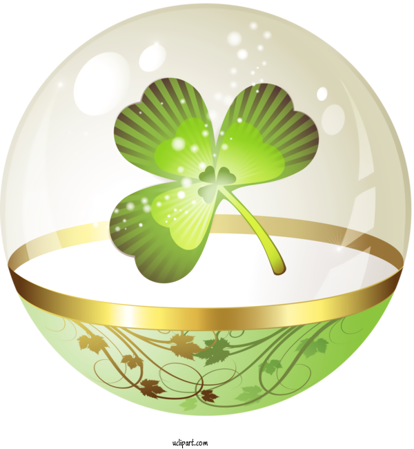 Free Holidays Green Leaf Dishware For Saint Patricks Day Clipart Transparent Background
