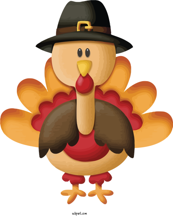 Free Holidays Cartoon Bird Thanksgiving For Thanksgiving Clipart Transparent Background