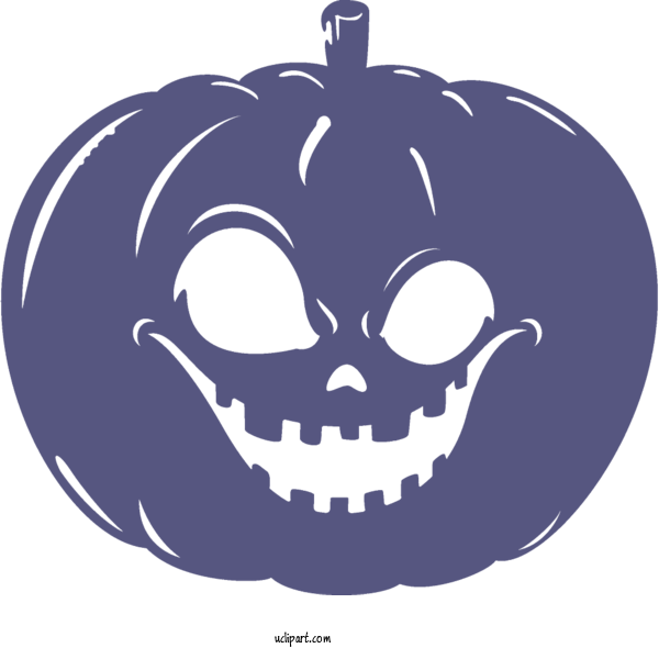 Free Holidays Pumpkin Bone Skull For Halloween Clipart Transparent Background