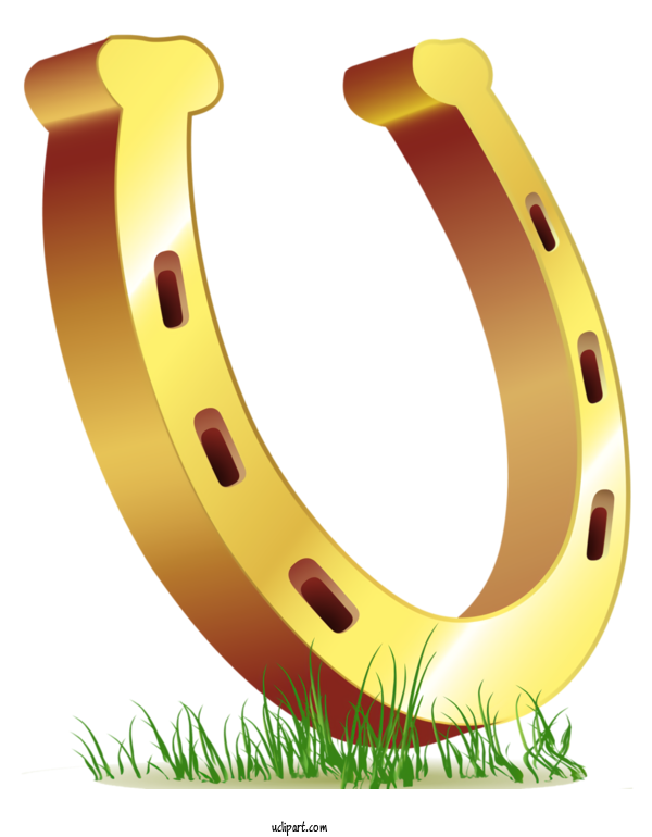 Free Holidays Horseshoe Horse Supplies Font For Saint Patricks Day Clipart Transparent Background