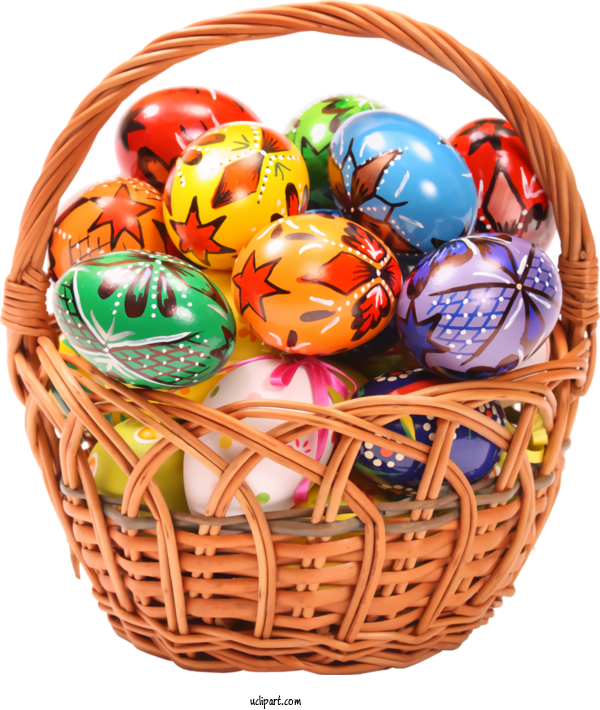 Free Holidays Gift Basket Easter Egg Easter For Easter Clipart Transparent Background