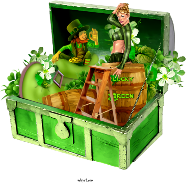 Free Holidays Leprechaun Treasure Saint Patrick's Day For Saint Patricks Day Clipart Transparent Background