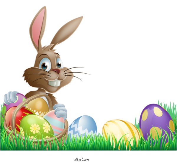 Free Holidays Easter Egg Easter Easter Bunny For Easter Clipart Transparent Background