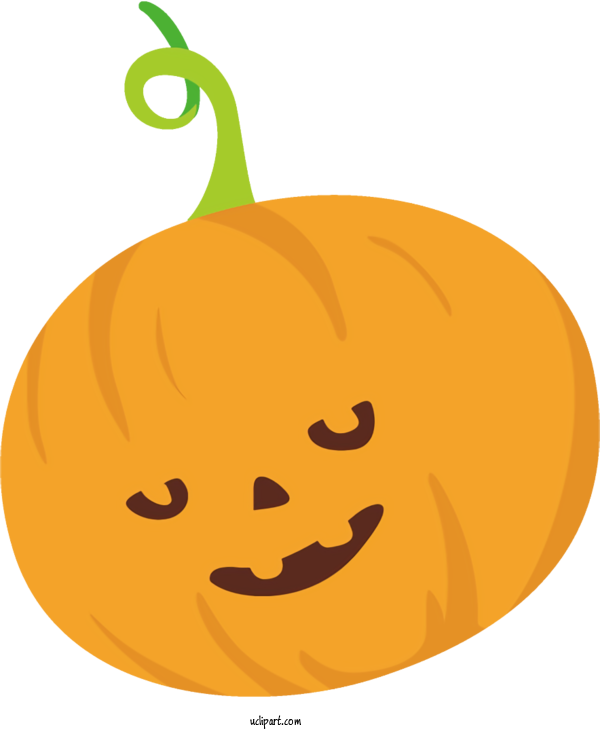 Free Holidays Calabaza Pumpkin Facial Expression For Halloween Clipart Transparent Background