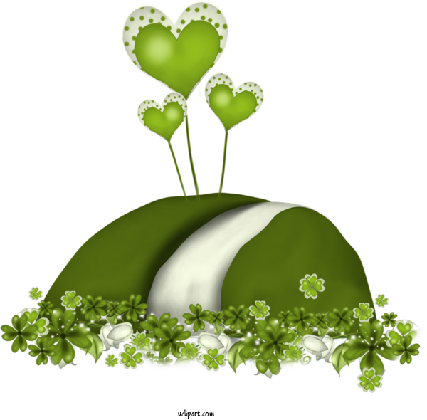 Free Holidays Lily Of The Valley Green Leaf For Saint Patricks Day Clipart Transparent Background